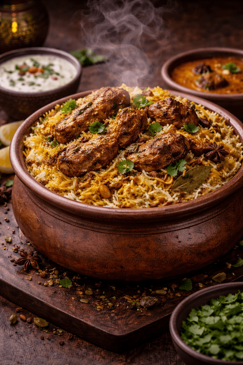 Hyderabadi Mutton Biryani