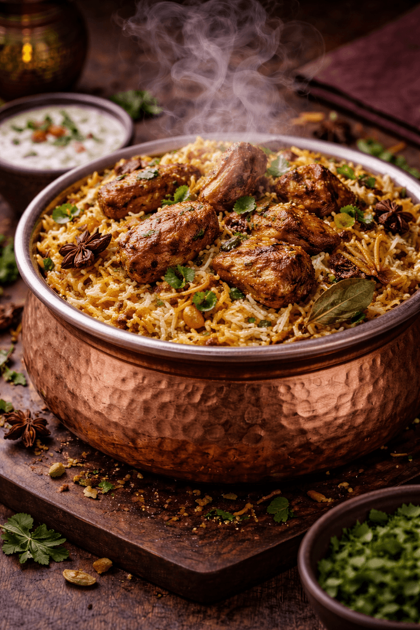 Mutton Dum Biryani